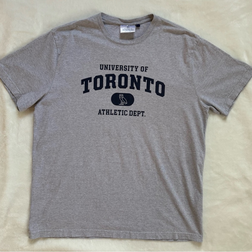 OVO Octobers Very Own University of Toronto short sleeve cotton t shirt